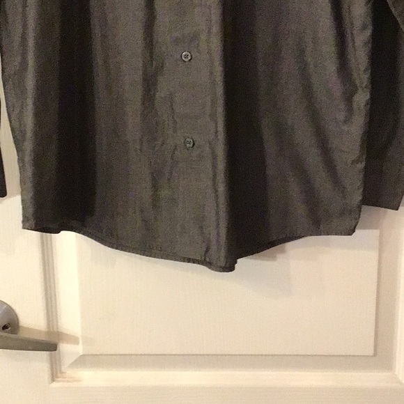 Chaps YXL 18/20 Charcoal Gray Dress Shirt - Picture 5 of 5